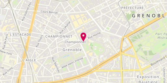 Plan de Citya Dauphiné, 23 Rue Hoche, 38000 Grenoble