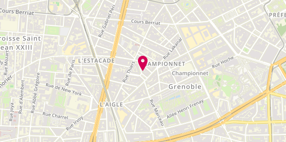 Plan de Seven Immobilier, 1 Rue Paul Dijon, 38000 Grenoble