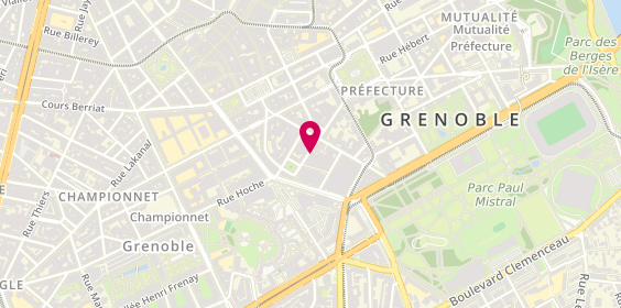Plan de Agence Immobilière le Rouge & le Noir Grenoble, 13 Rue Beyle Stendhal, 38000 Grenoble