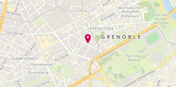 Plan de Genevoise Immobiliere d'Entreprises, 9 Rue de Strasbourg, 38000 Grenoble
