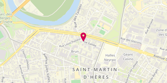 Plan de Malt Immo, 10 Rue Galilee, 38400 Saint-Martin-d'Hères