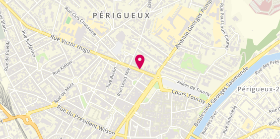 Plan de Cédric BARRIT conseiller immobiler, 16 Rue Victor Hugo, 24000 Périgueux