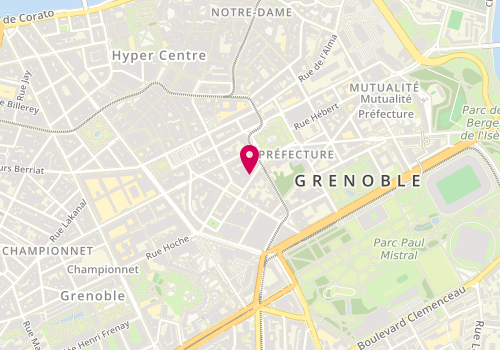 Plan de Immobilière Beyle Stendhal, 4 Rue Beyle Stendhal, 38000 Grenoble