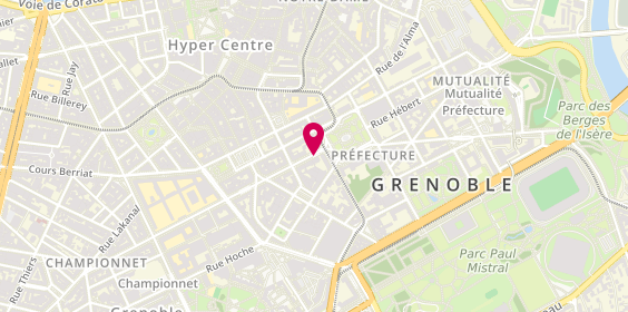 Plan de Oralia Faure Immobilier Syndic-Gestion-Transaction, 1 Rue Lesdiguières, 38000 Grenoble