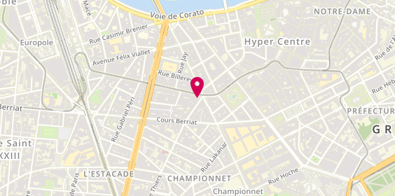 Plan de OZ immobilier, 3 avenue Alsace Lorraine, 38000 Grenoble