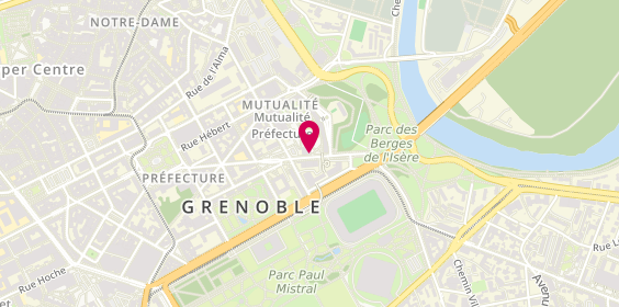 Plan de Transalpes Immobilier Malakoff, 6 Rue Malakoff, 38000 Grenoble