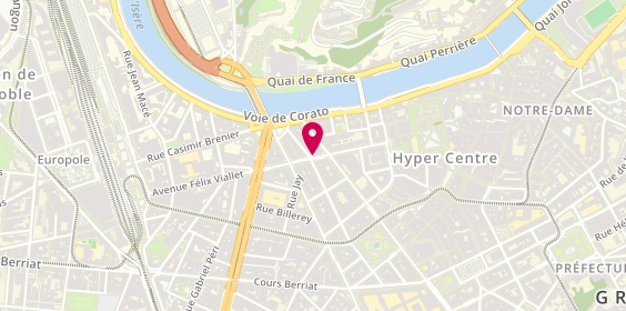 Plan de MACCAGNO Immobilier, 18 avenue Félix Viallet, 38000 Grenoble