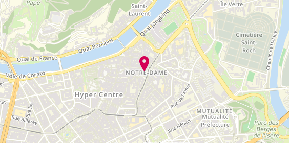 Plan de Laforet Immobilier, 10 Place Notre Dame, 38000 Grenoble