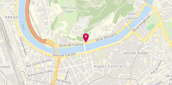 Plan de Comptoir Immobilier de France, 78 Quai Perrière, 38000 Grenoble