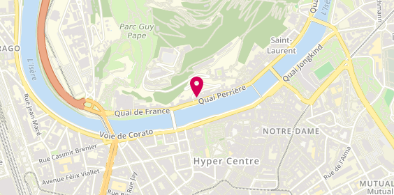 Plan de Invest-In.Immo, 54 Quai Perrière, 38000 Grenoble
