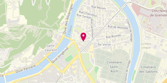 Plan de Transalpes Immobilier Ile Verte, 65 Rue Bizanet, 38000 Grenoble