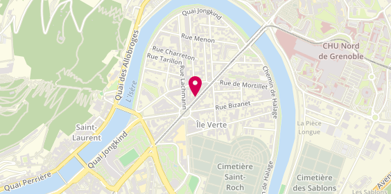 Plan de Ile Verte Soins, 22 Bis avenue Maréchal Randon, 38000 Grenoble