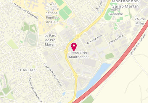 Plan de Cimm Immobilier - Immoliaison, 55 avenue Jean Kuntzmann, 38330 Montbonnot-Saint-Martin