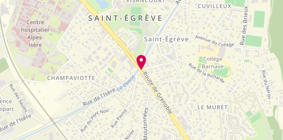 Plan de 1Proimmo, 2 Route de Grenoble, 38120 Saint-Égrève