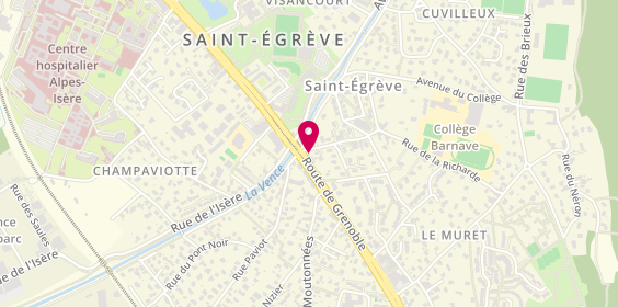 Plan de Square Habitat, 1 Route de Grenoble, 38120 Saint-Égrève