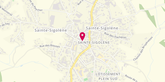 Plan de Alti'Immo, 3 Rue de la Victoire, 43600 Sainte-Sigolène