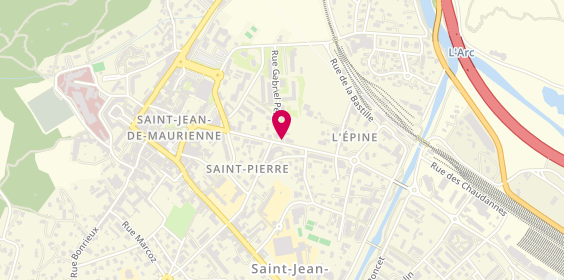 Plan de C & M Immobilier, 287 avenue Henri Falcoz, 73300 Saint-Jean-de-Maurienne