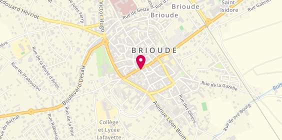 Plan de Brioude immobilier Transaction, 1 Place Mazel, 43100 Brioude