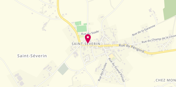 Plan de Fci Immobilier Agence de St Severin, 2 place de la Poste, 16390 Saint-Séverin