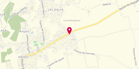 Plan de A2Mg Immobilier, 70 Route du Dauphiné
Zone Artisanale, 38150 Anjou