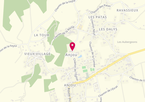 Plan de Lyon Immobilier, 15 Eglise, 38150 Anjou