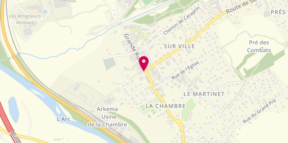 Plan de Badin Thierry Immobilier, 391 Grande Rue, 73130 La Chambre