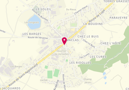 Plan de Fabien CHATAGNON iad France, 23 Route de la Loppe, 42520 Maclas