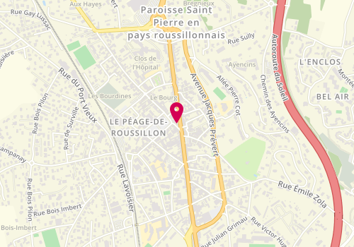 Plan de Despierre Immobilier, 3 Rue du Centre, 38550 Le Péage-de-Roussillon