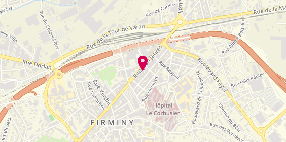 Plan de Détrois Immobilier, 38 Rue Jean Jaurès, 42700 Firminy