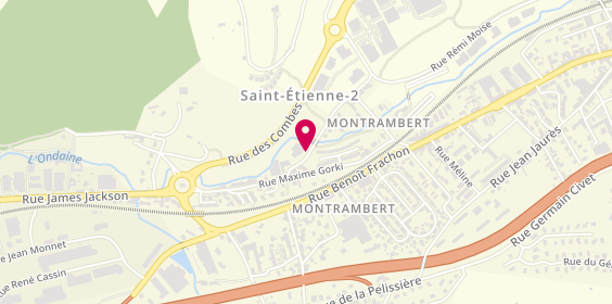 Plan de Serayet, 14 Rue Michel Rondet, 42500 Le Chambon-Feugerolles