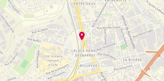 Plan de Agence immobilière Libération 24 - Saint Étienne, 90 Rue des Docteurs Charcot, 42100 Saint-Étienne