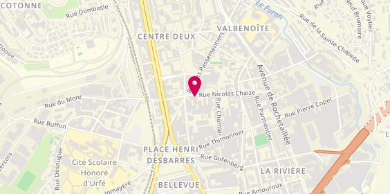 Plan de Plotton Immobilier, 10 Rue Nicolas Chaize, 42100 Saint-Étienne
