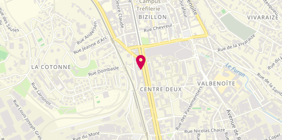Plan de Cabinet Faure Immobilier, 22 Rue des Docteurs Charcot, 42100 Saint-Étienne