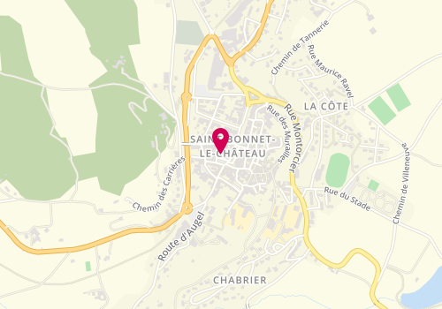 Plan de J.B Transactions, 6 place du Grand Faubourg, 42380 Saint-Bonnet-le-Château