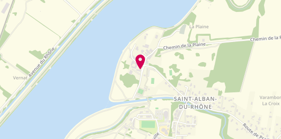 Plan de Angélique HALLOT IAD FRANCE, 34 Allée Jean Jaures, 38370 Saint-Alban-du-Rhône