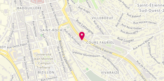 Plan de Nestenn Saint-Etienne, Gamex 48 Cours Fauriel, 42100 Saint-Étienne