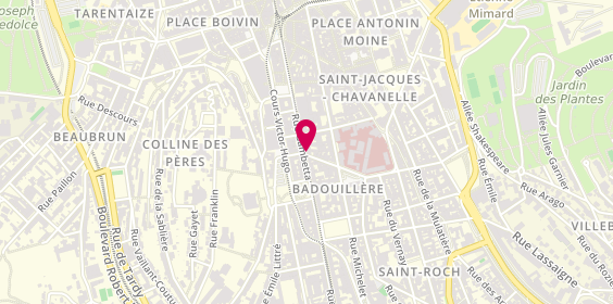 Plan de Fides-Hermes Immobilier, 27 Rue Gambetta, 42000 Saint-Étienne