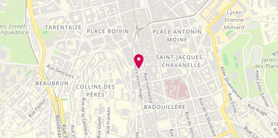 Plan de 2ème Avenue, 1 Cr Victor Hugo, 42000 Saint-Étienne