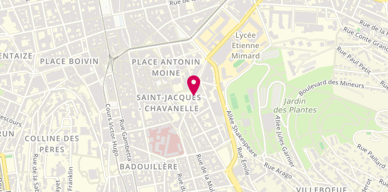 Plan de En Aparté, 23 place Chavanelle, 42000 Saint-Étienne