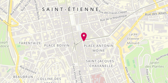 Plan de Les Terrasses de l'Immo, 2 avenue de la Libération, 42000 Saint-Étienne