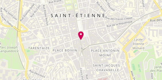 Plan de Delomier Cabinet, 9 Rue Général Foy, 42000 Saint-Étienne