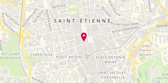 Plan de Cabinet Humbert, 3 Rue Général Foy, 42000 Saint-Étienne