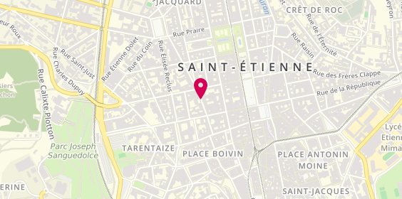 Plan de Soc Stephanoise des Immeubles du Centre, 3 Rue Mi Careme, 42000 Saint-Étienne