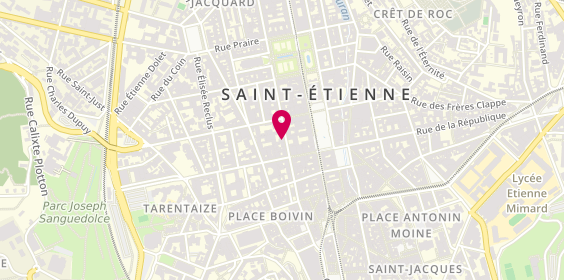 Plan de Mellier Michas, 22 Rue de la Résistance, 42000 Saint-Étienne