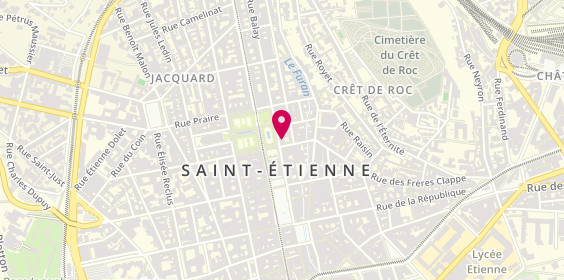 Plan de KW Forez Vert, 2 place Jean Jaurès, 42000 Saint-Étienne