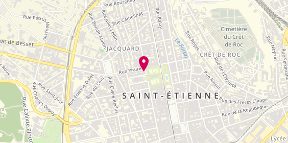 Plan de Alliade Habitat Agence Saint-Etienne Centre, 11 Ter Pl. Jean Jaurès, 42000 Saint-Étienne