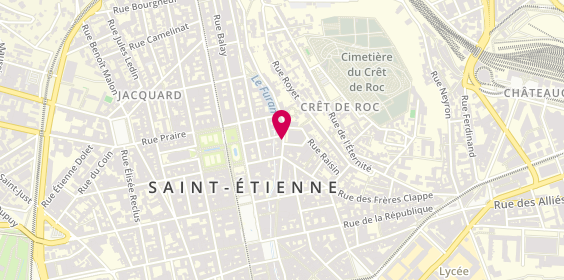 Plan de Henri Pardon Immobilier, 11 Roger Salengro, 42000 Saint-Étienne