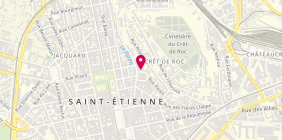 Plan de Igor Colombet Immobilier, 5 Rue Berthon, 42000 Saint-Étienne