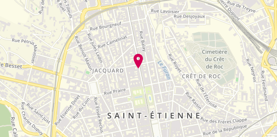 Plan de Clefed Immobilier, 1 Rue Charles de Gaulle, 42000 Saint-Étienne