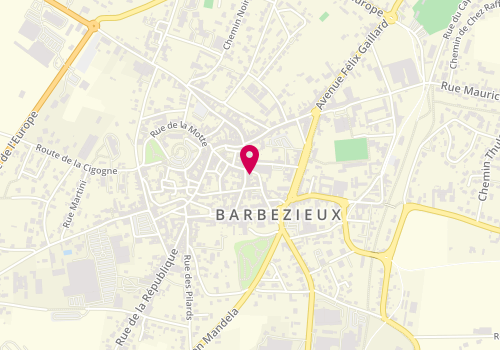 Plan de Human Immobilier, 21 Rue Thomas Veillon, 16300 Barbezieux-Saint-Hilaire